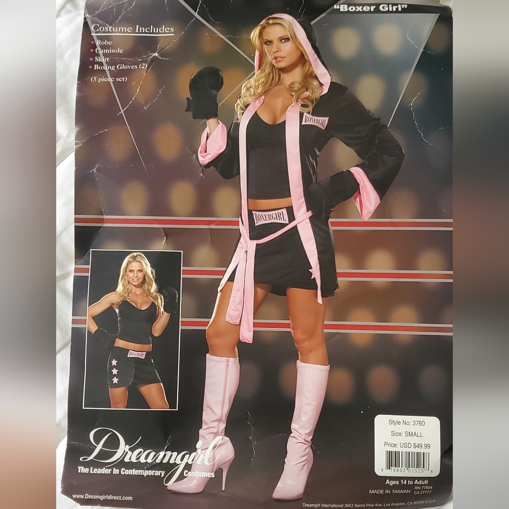 Halloween Costume Boxer Girl